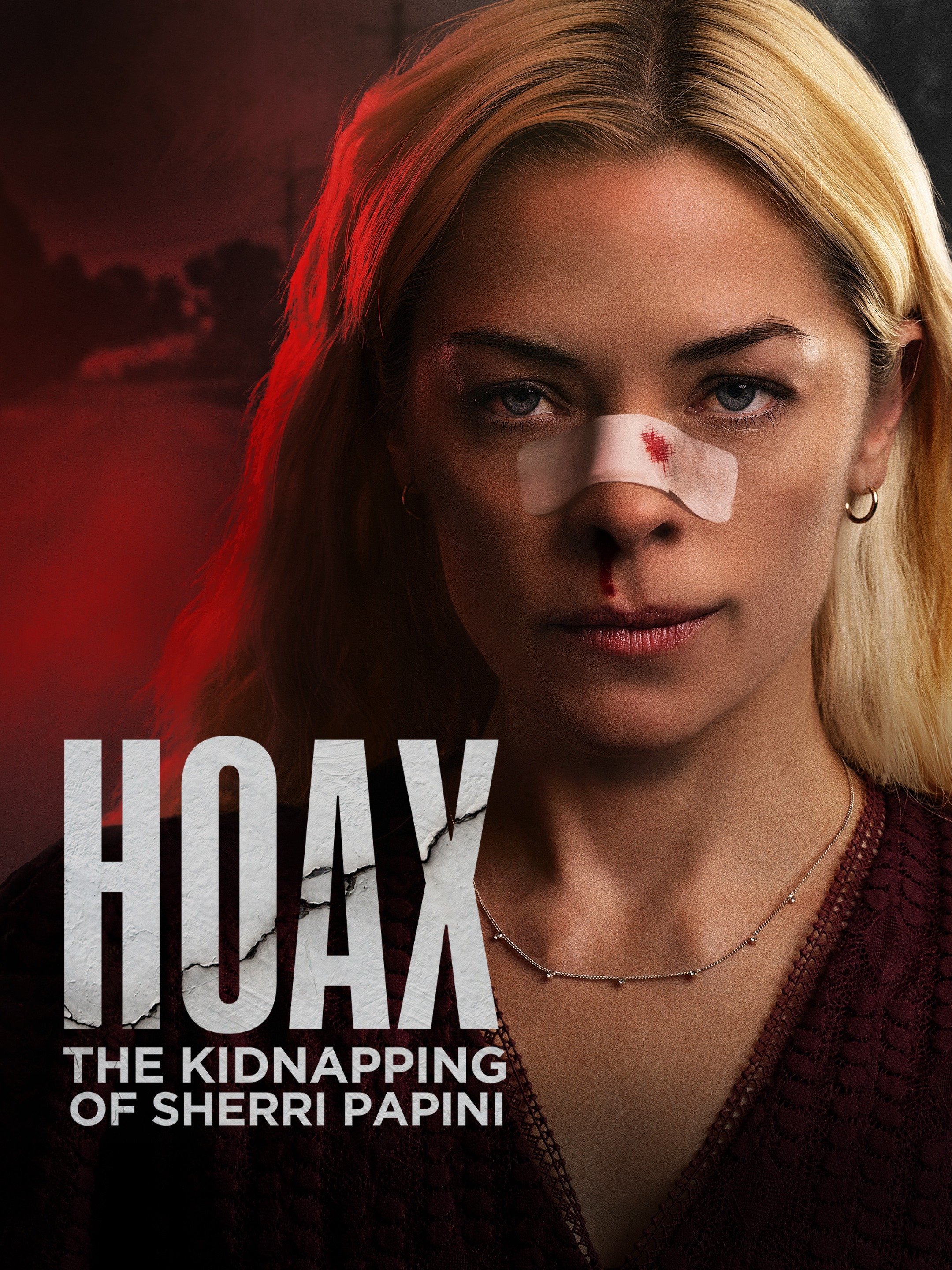 Affiche de Hoax: The Kidnapping of Sherri Papini, film pour lequel Géraldine Asselin a assuré la direction artistique.