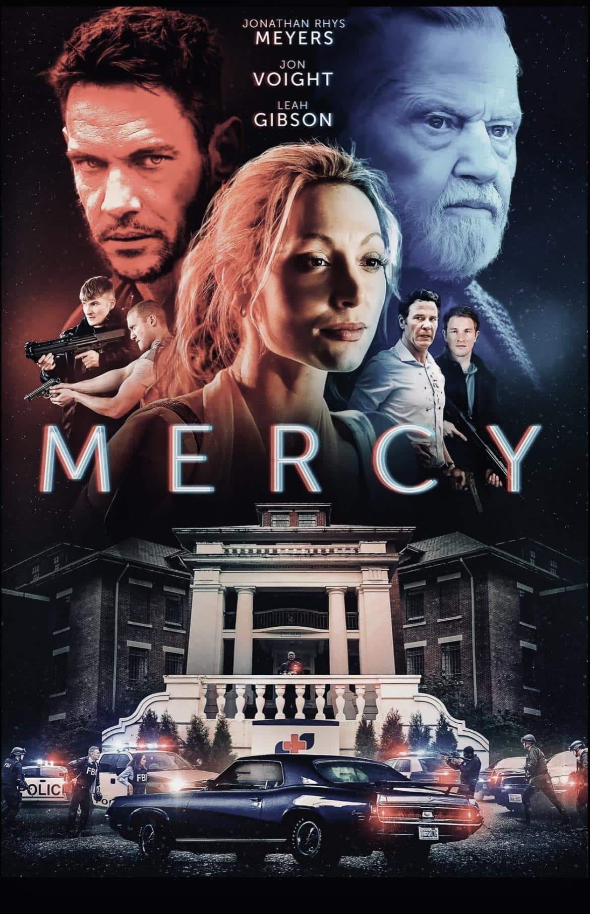 Affiche de Mercy, film doublé en français sous la direction artistique de Géraldine Asselin.